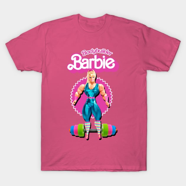 Bodybuilder Barbie T-Shirt by Christastic